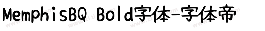 MemphisBQ Bold字体字体转换